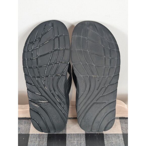 Hoka One One ORA Recovery Flip Flops Black Men's Size 10 - Picture 12 of 15